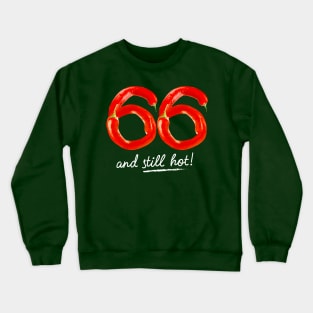 66th Birthday Gifts - 66 Years and still Hot Crewneck Sweatshirt